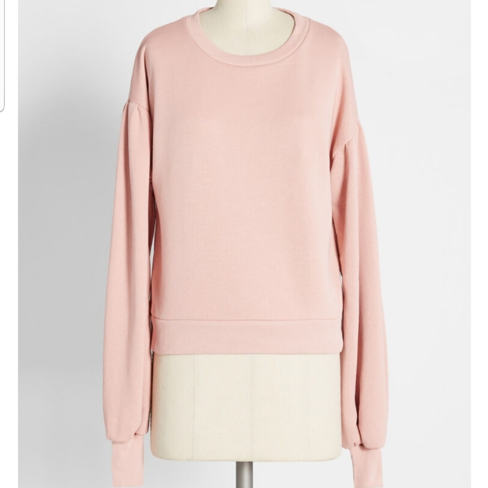 Modcloth Balloon Sleeve Sweatshirt